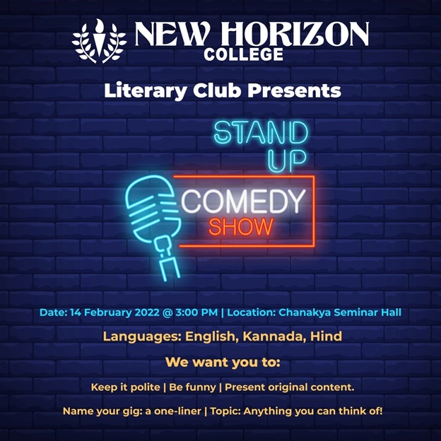 Stand-up Comedy - New Horizon College, Marathalli