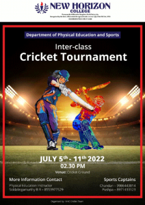 Cricket Tournament