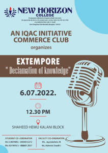 Extempore “Declamation of Knowledge”