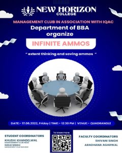 Management Club Presents Infinite Ammos