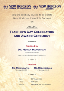 Teacher’s Day Celebration and Award Ceremony